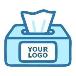 custom promotional tissues and logo wet wipes